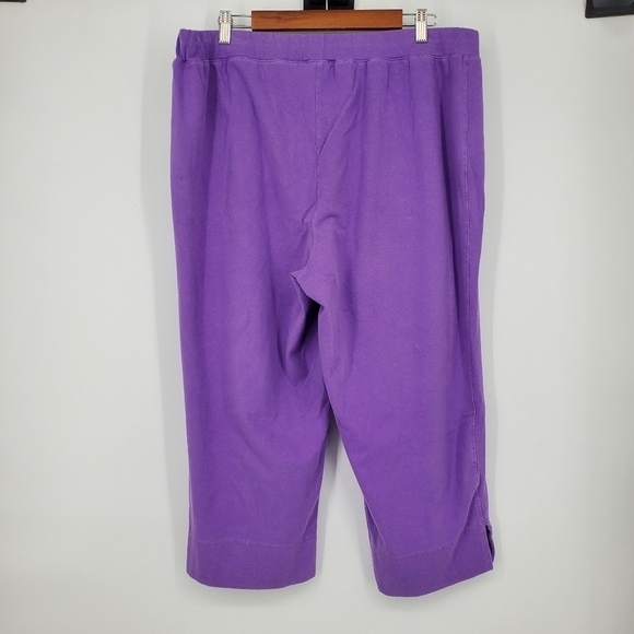 Catherines Pants Women's Plus 1X Suprema Capri - Picture 4 of 5